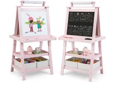 Promotions Vaikiškas piešimo stovas, 59.7x49.5x116.8 cm, baltas