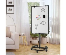 Promotions Mobilus baltas rašomasis lenta, 101,6x66 cm, 66x60,9x132-191,8 cm, juoda