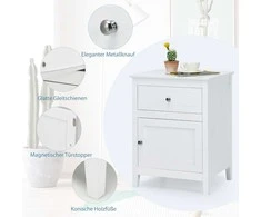 Promotions Naktinis staliukas, 48x38x63,5 cm, baltas