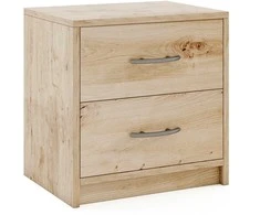 Promotions Naktinė spintelė, 38,1x27,9x39,4 cm, ąžuolas balta