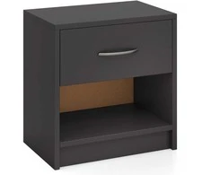 Promotions Naktinė spintelė, 38.1x27.9x40.6 cm, Pilka