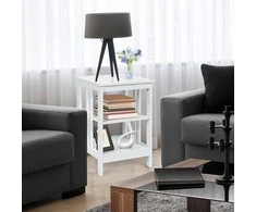 Promotions Naktinis staliukas, 40x40x61 cm, Baltas