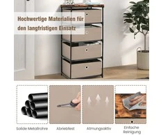 Promotions Naktinis staliukas, 42x33.5x84.5 cm, Rudas