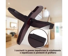 Promotions Gyvūnų vartų atramos kojos, pušies mediena, ruda