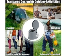 Promotions Lauko tualetas, 41x49x34 cm, pilkas