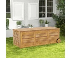 Promotions Lauko terasos dėžė, medinė, 127x49.5x44.5 cm, natūrali
