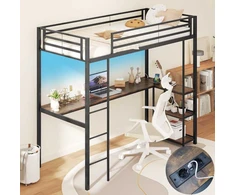 Promotions Lofto Lova, 207,5x96x180 cm, Juoda ir Ruda