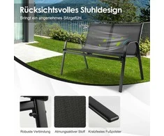 Promotions Lauko baldų komplektas, 51x71x35 cm, Pilka