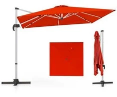 Promotions Lauko kampinis skėtis, 300x300x261 cm, oranžinis