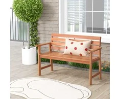 Promotions Lauko suoliukas, Kietmedis, 122x63,5x83,8 cm, Natūralus