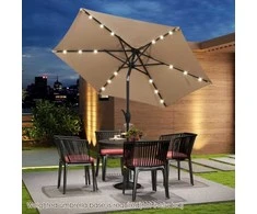 Promotions Terasinis skėtis, 230x230x225 cm, Pilkas
