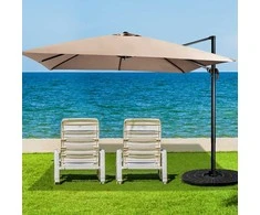 Promotions Lauko skėtis, 300x300x273 cm, Rudas