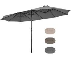Promotions Terasa skėtis, 470x280x245 cm, Pilka