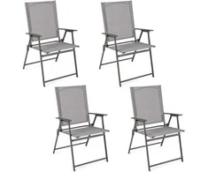 Promotions Sulankstomų terasos kėdžių komplektas, 61x58.4x96.5 cm, pilka