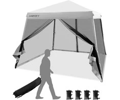 Promotions Iškylantis palapinės stogelis, 300x300x237 cm, pilkas
