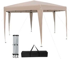 Promotions Išskleidžiamas palapinės stogelis, 400x348x248 cm, Chaki