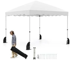 Promotions Iškylantis pavėsinės palapinė, 305x305x265 cm, balta