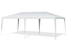 Promotions Palapinė su stogu, 304.8x609.6x259.1 cm, balta