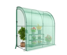 Promotions Prie sienos statoma šiltnamis, 198.1x97.8x214.6 cm, žalias