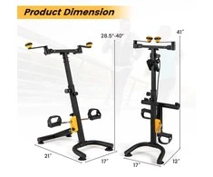 Promotions Pedalas treniruoklis, 53.3x43.2x72.4-101.6 cm, Juoda Geltona