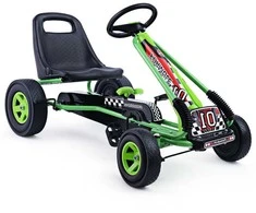 Promotions Vaikiškas važiuoklės kartingas su pedalais, 105.4x58.9x62 cm, žalias