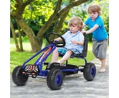 Promotions Pedalu varomas vaikiškas triratukas, 91.4x50.8x53.3 cm, Mėlynas