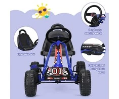 Promotions Pedalu varomas vaikiškas triratukas, 91.4x50.8x53.3 cm, Mėlynas