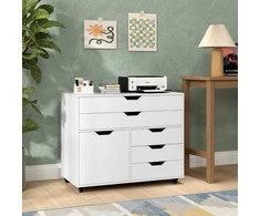 Promotions Mobilus komodas, 77,5x40x64 cm, baltas