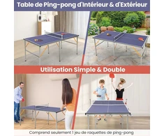 Promotions Stalo teniso stalas, 180x90x76 cm, Mėlynas
