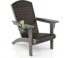 Promotions Lauko Adirondack poilsio kėdė, 92x76x100 cm, pilka