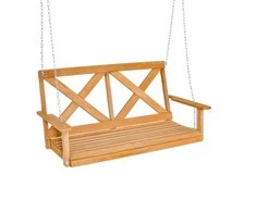 Lauko baldų komplektas Promotions Verandos supamas kėdė, 125x46x57 cm, natūrali