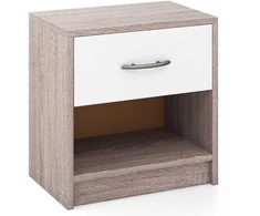 Promotions Naktinė spintelė, 38,1x27,9x40,6 cm, Šviesiai pilka
