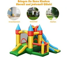 Promotions Pripučiamas batutas, 330x300x210 cm, spalvingas