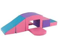 Promotions Minkšti putplasčio statybiniai blokeliai, 60x40x45,5 cm, violetinė rožinė