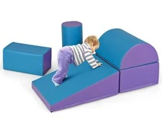 Promotions Putų statybiniai blokeliai, 39.9x39.9x20.3 cm, violetinė raudona tamsiai mėlyna žalia