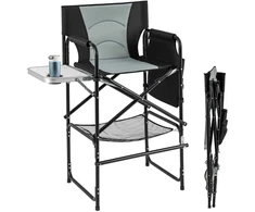 Promotions Režisieriaus kėdė, 65x53x116.5 cm, juoda ir pilka