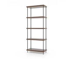 KNYGA Promotions Ekrano Stovas, 5 Pakopų, 59.7x29.2x147.3 cm, Rudas