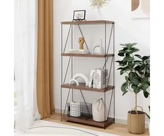 KNYGA Promotions Ekrano stovas, 59.7x29.2x147.3 cm, Rudas