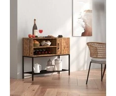 Promotions Šoninė spintelė bufetui, 100x35x83 cm, ruda