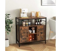 Promotions Bufeto spintelė, 84x35x80 cm, Ruda, Juoda