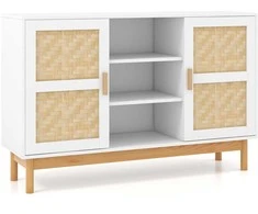 Promotions Šoninė spintelė bufetui, 121,9x35,6x78,7 cm, balta