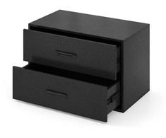 Promotions Laikymo organizatorius, 2 stalčių, dėvimasis, 60x34x38 cm, rudas