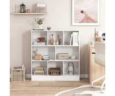 KNYGA Promotions Saugojimo organizatorius, 3 lygiai, 100x24x104 cm, baltas