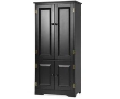 Promotions Komoda, 59x32x123 cm, Juoda arba Balta