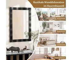 Promotions Sieninis veidrodis, 106x71 cm, Ruda Balta