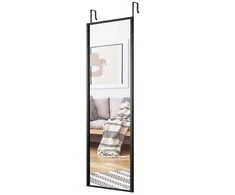 Promotions Sieninis veidrodis, 108x1.5x36 cm, juodas