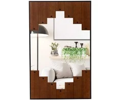 Promotions Sieninis veidrodis, 95.3x59.7 cm, Juodas