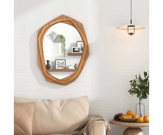 Promotions Sieninis veidrodis, netaisyklinga forma, 88,9x66 cm, mediena