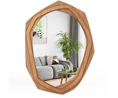 Promotions Sieninis veidrodis, netaisyklinga forma, 88,9x66 cm, mediena