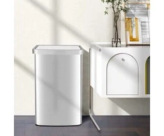 Promotions Automatinis šiukšliadėžė, 39.4x29.2x81.3 cm, Sidabrinė